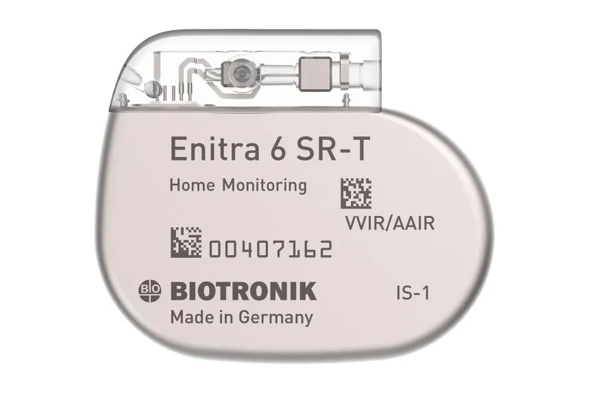 Marcapasos Enitra 6 SR-T Biotronik Unicameral - Dispositivo cardíaco con Home Monitoring